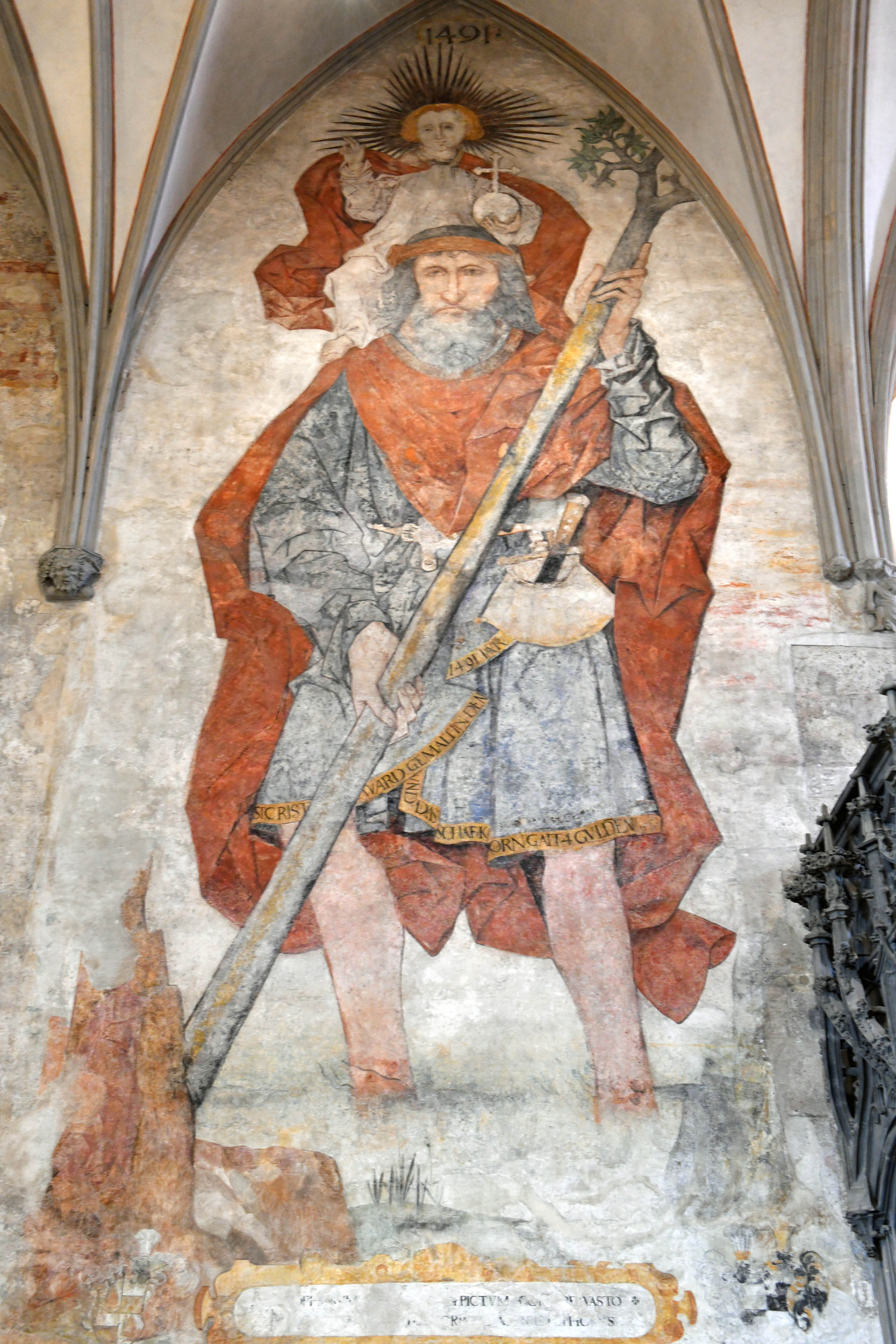 Heiliger Christophorus im Hohen Dom zu Augsburg